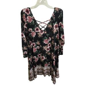 Very Good L Three Pink Hearts Dress